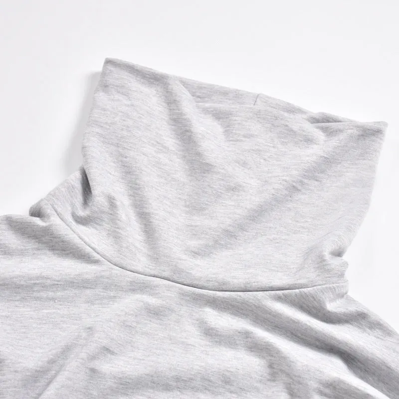 High Collar Long Sleeve Sweatshirts T-Shirts Blouses