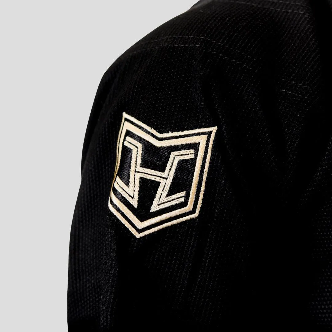 Hooks BJJ GI - Ultra Light - Black w/ Gold