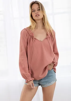 In The Clouds Peasant Top