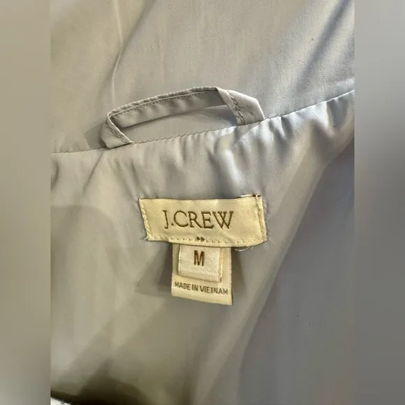J Crew Down Puffer Vest in Gray, Medium