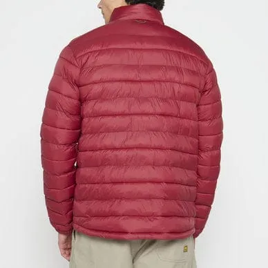 Jeep Core Puffer Jacket Long Sleeve Burgundy