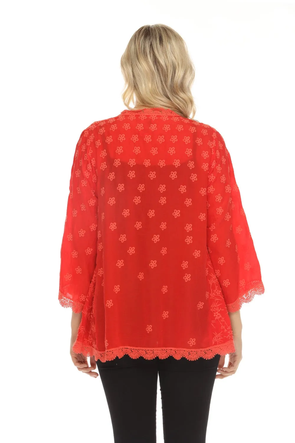 Johnny Was Fleur Du Jour Embroidered Kimono C41024 *
