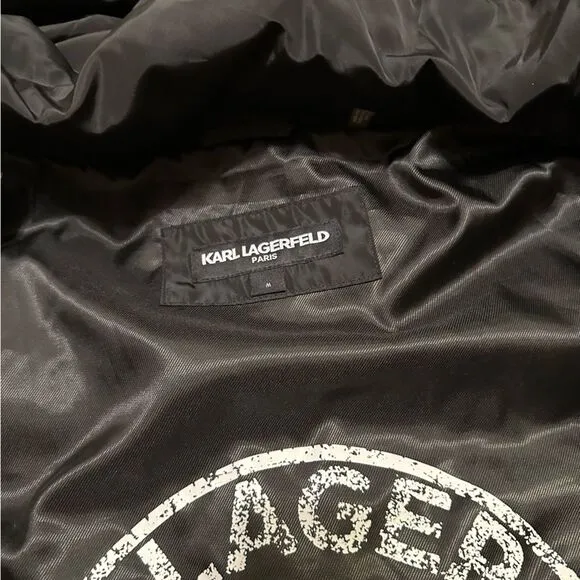 Karl Lagerfeld Down Puffer Coat with Hood
