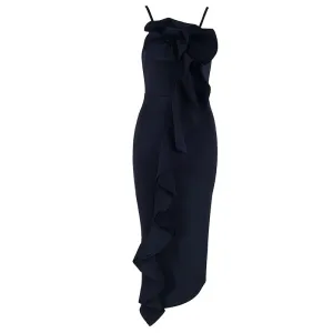 Kelly Klien Celestial Floral Ruffled Dress