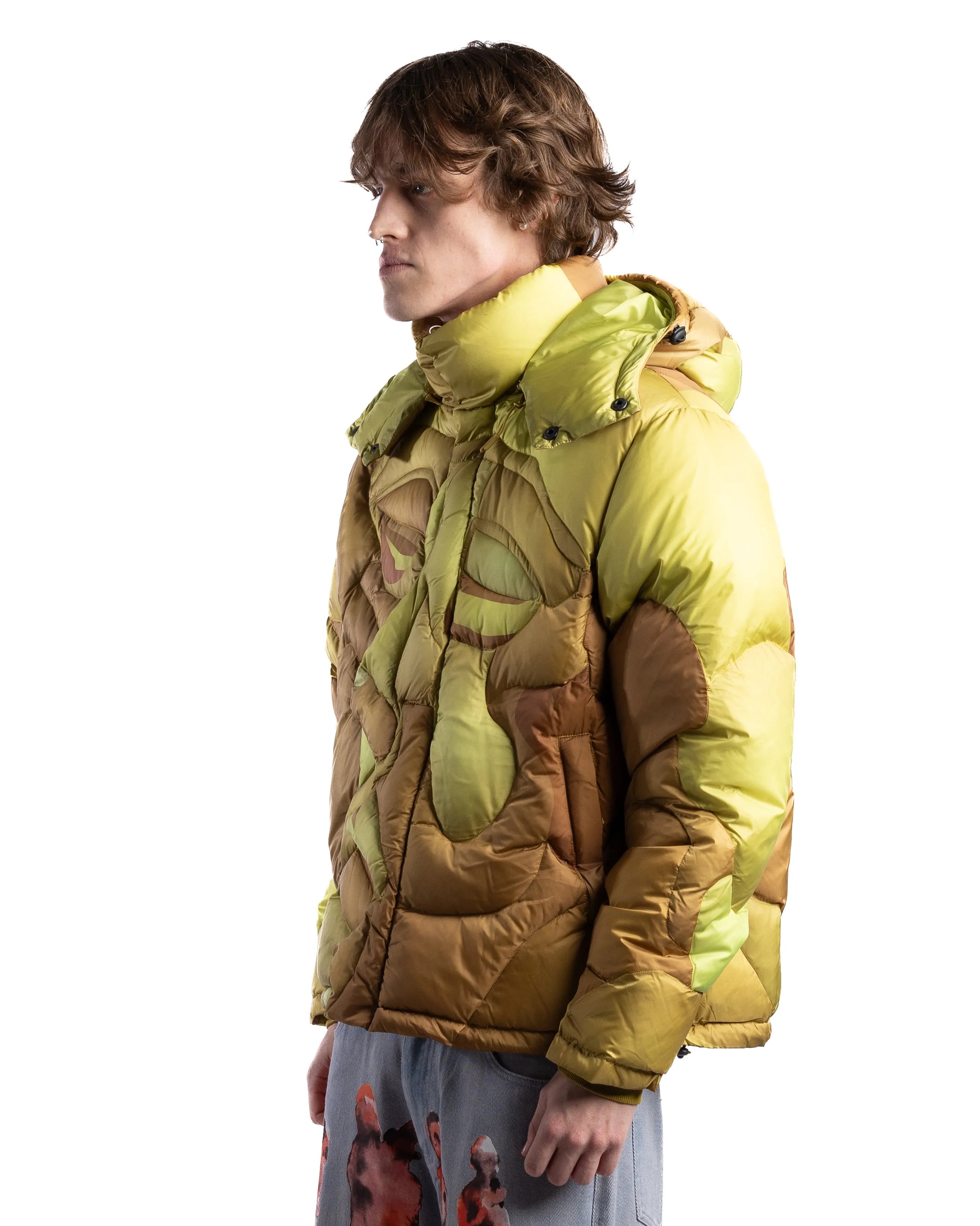 KidSuper Kissing Puffer Gold
