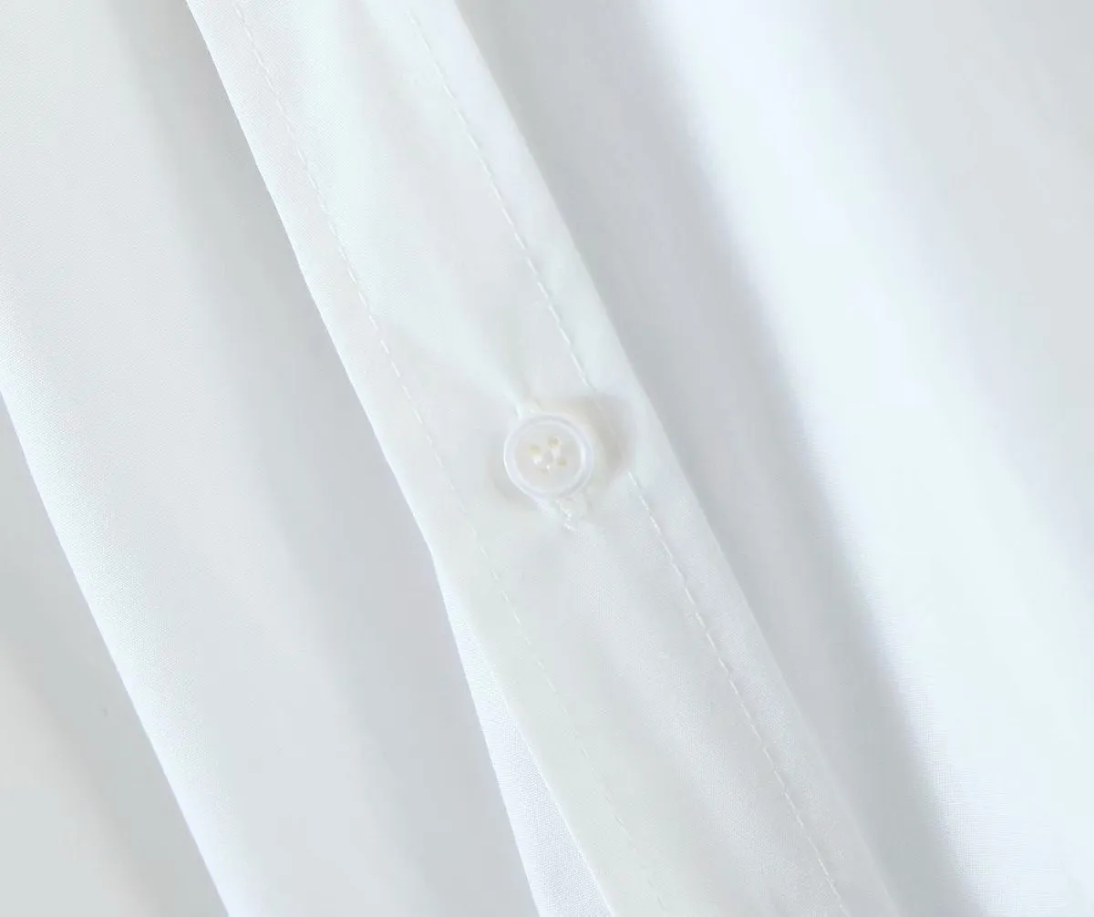 Lace Peter Pan Collar Single-breasted Shirts Blouses