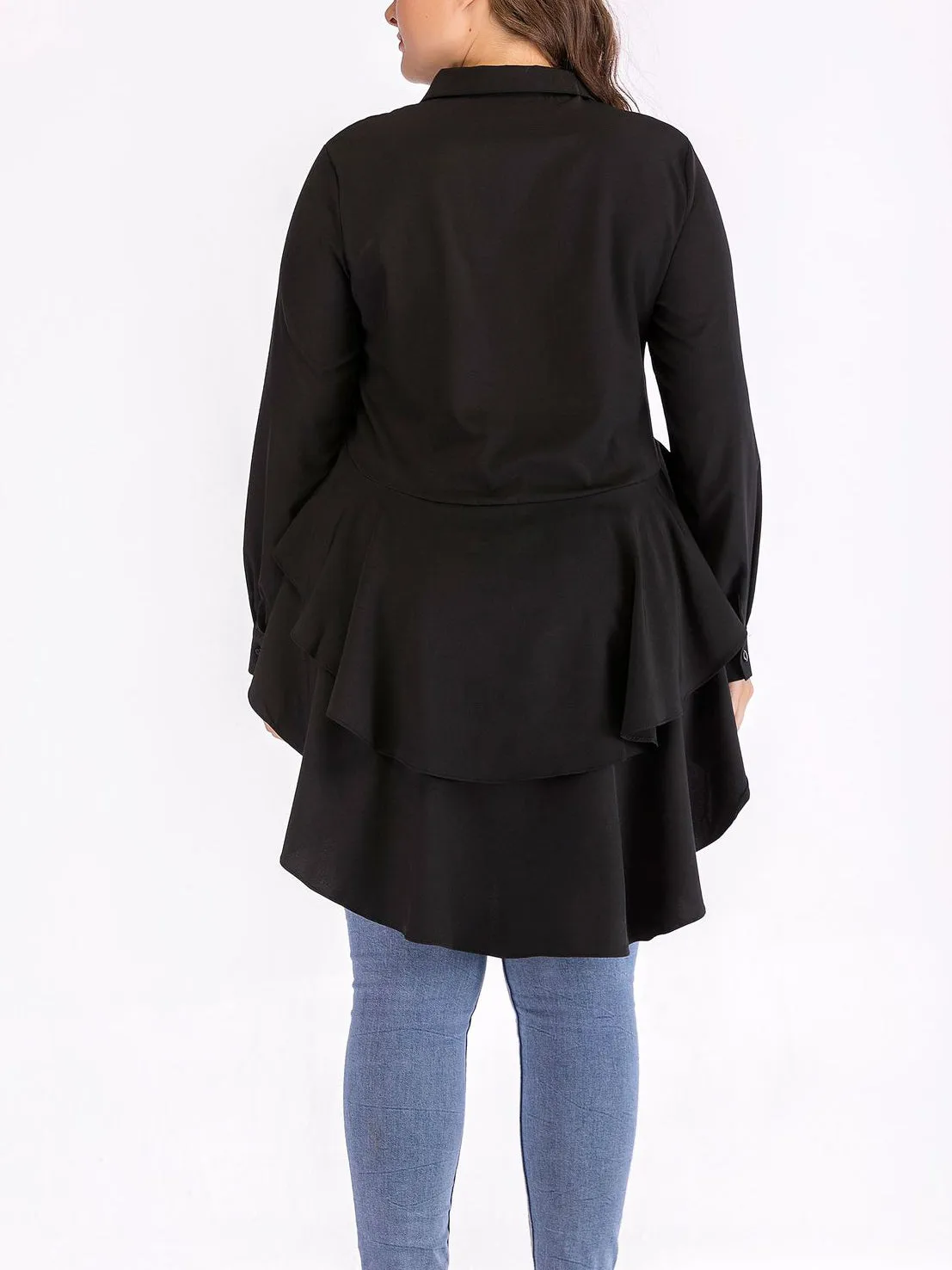 Large Size Autumn Long Sleeve Blouse