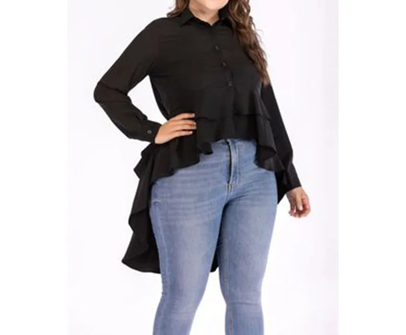 Large Size Autumn Long Sleeve Blouse