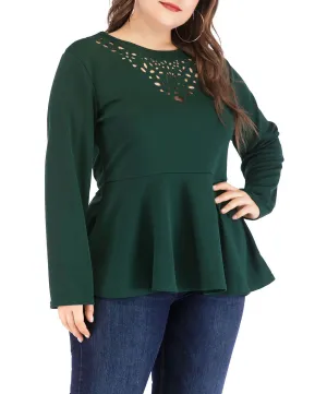 Large Size Long Sleeve Women's T-shirt