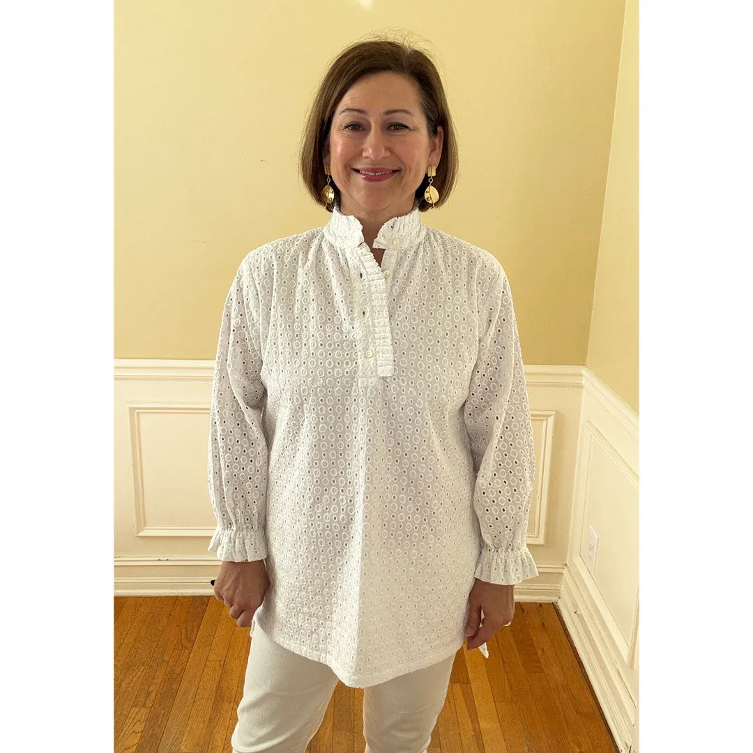 Leigh Eyelet Top
