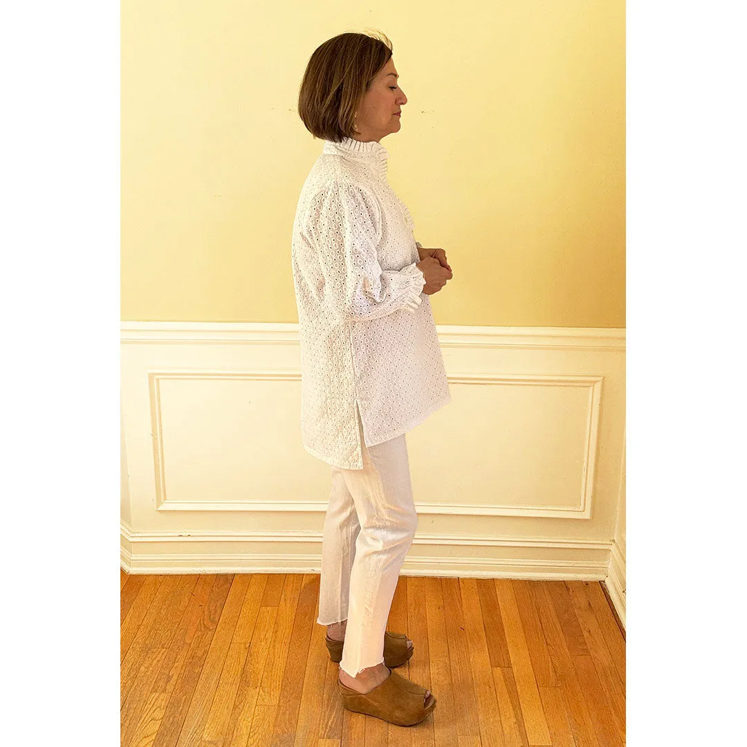 Leigh Eyelet Top