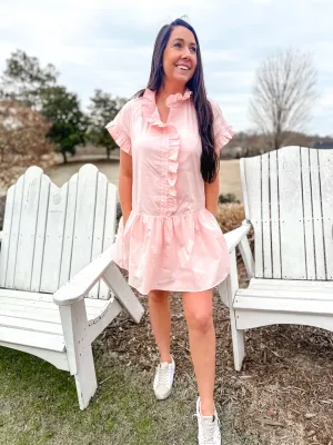Light Pink Ruffled Dress