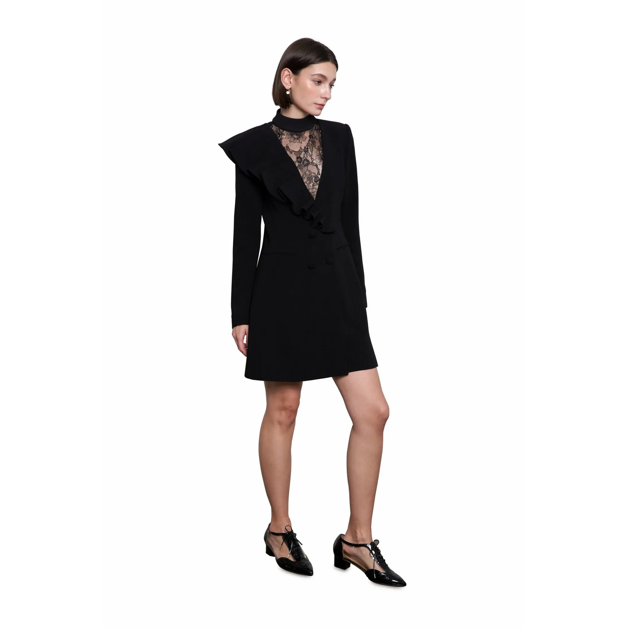 Lima Ruffled blazer dress