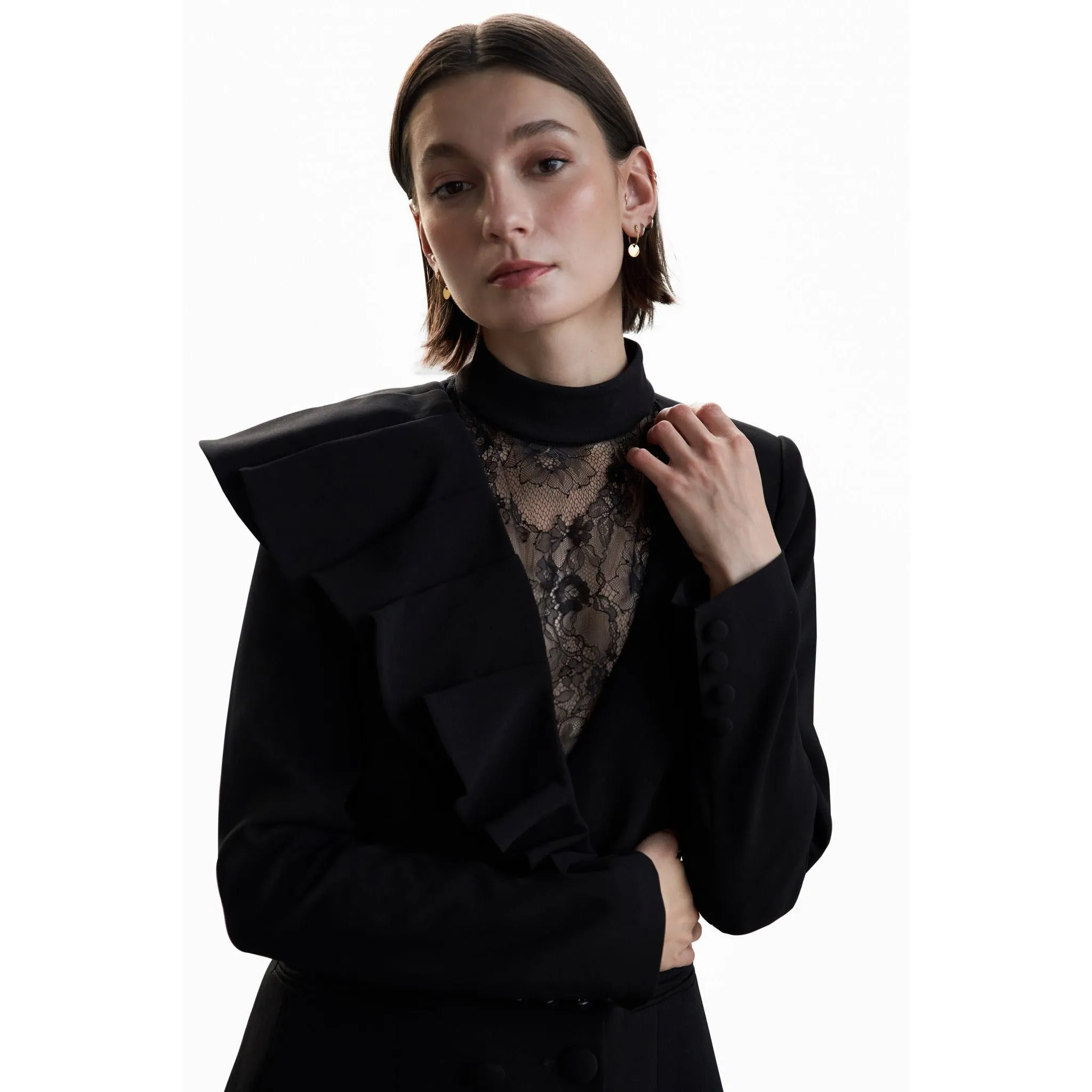Lima Ruffled blazer dress
