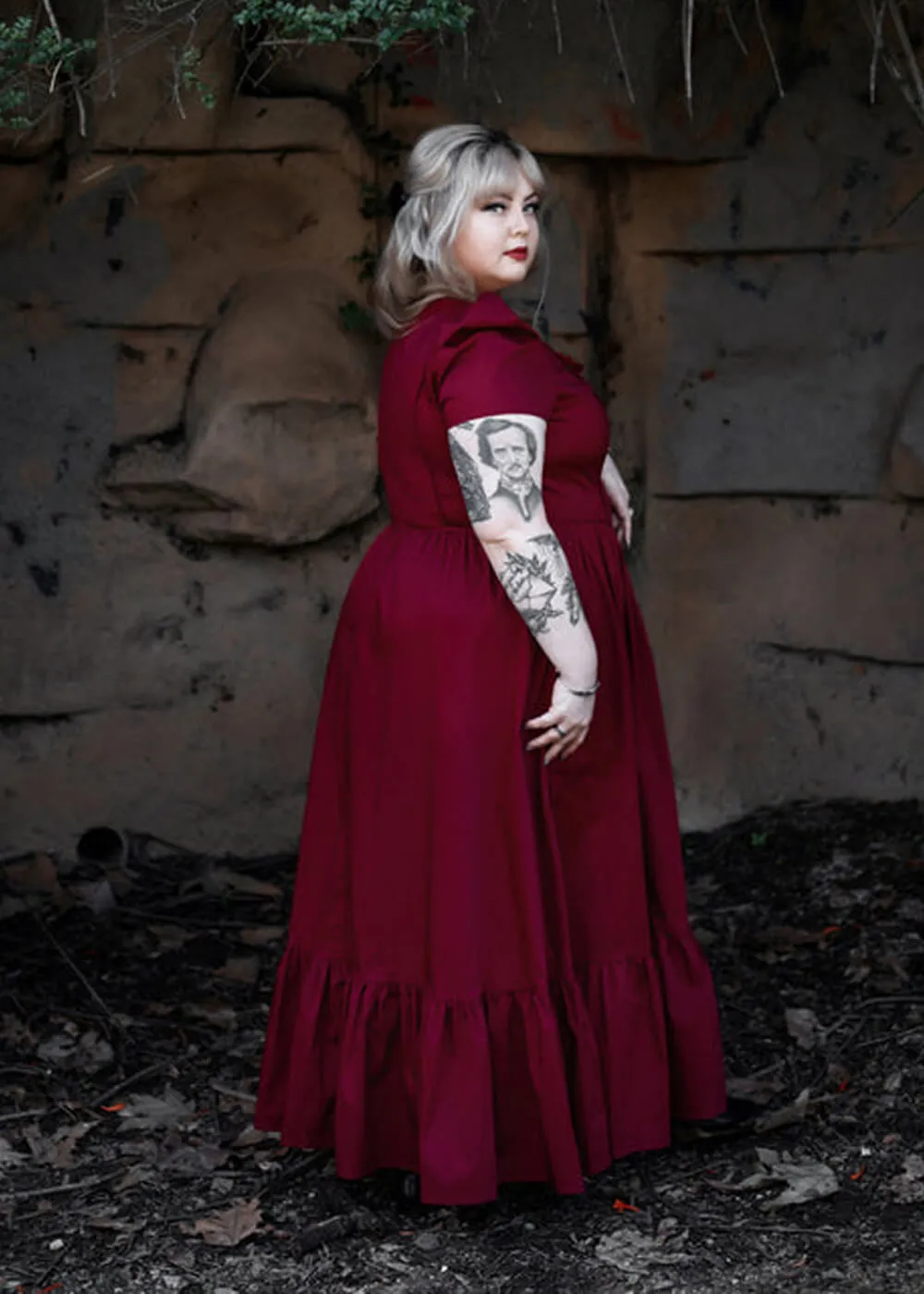 Lively Ghosts Versailles 70's Dress Red