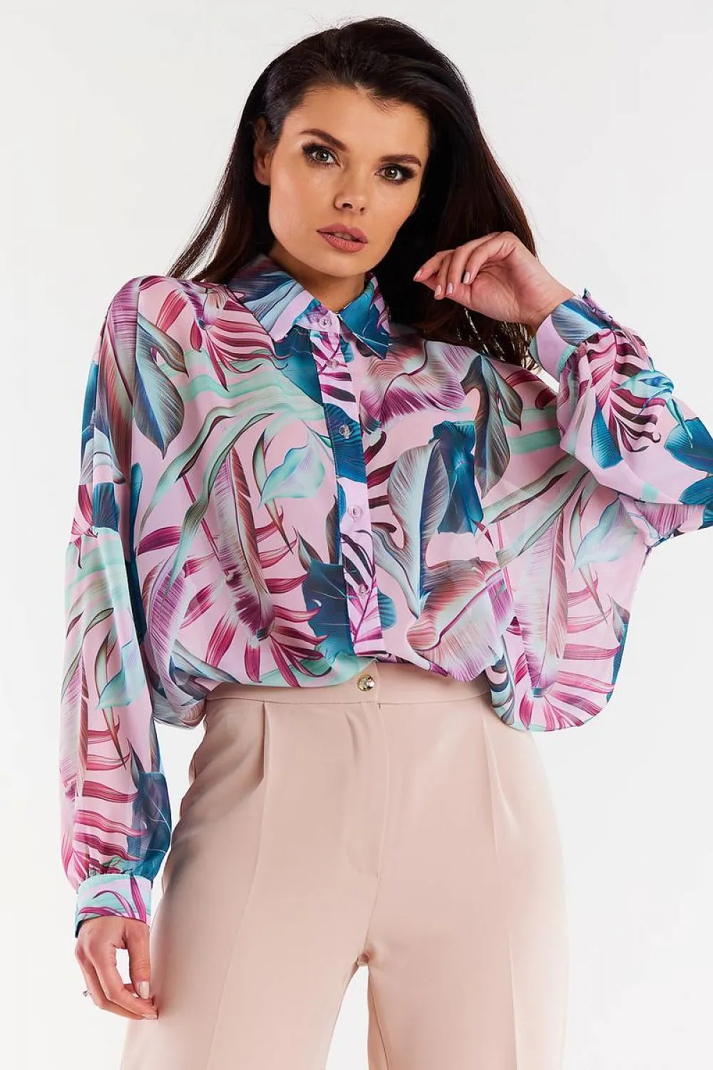 Long sleeve shirt model 196617 awama