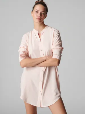 Long sleeved nightdress - Petal Powder