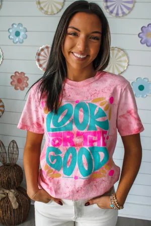 Look For The Good Graphic Tee • Hibiscus