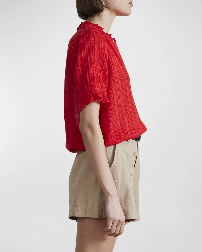 Los Altos Shadow Stripe Top