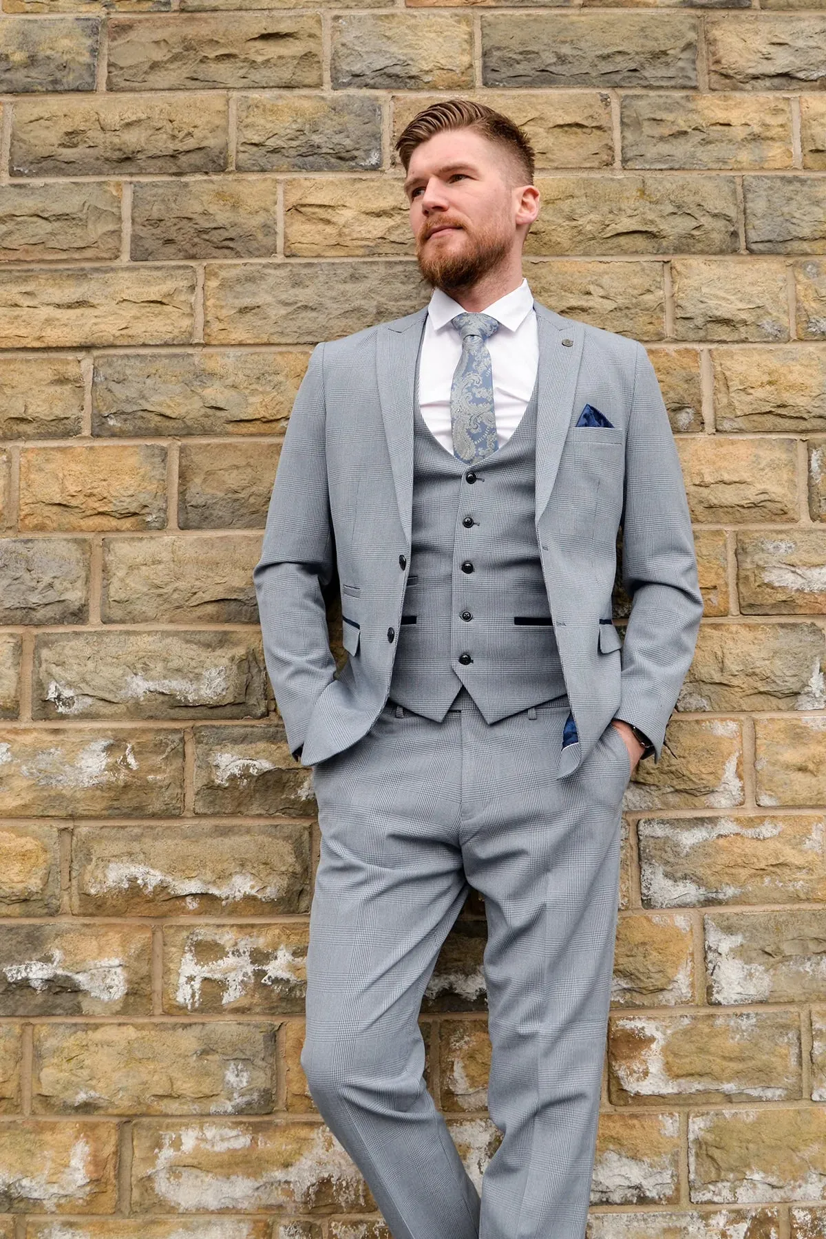 Marc Darcy Bromley Blazer Sky Blue