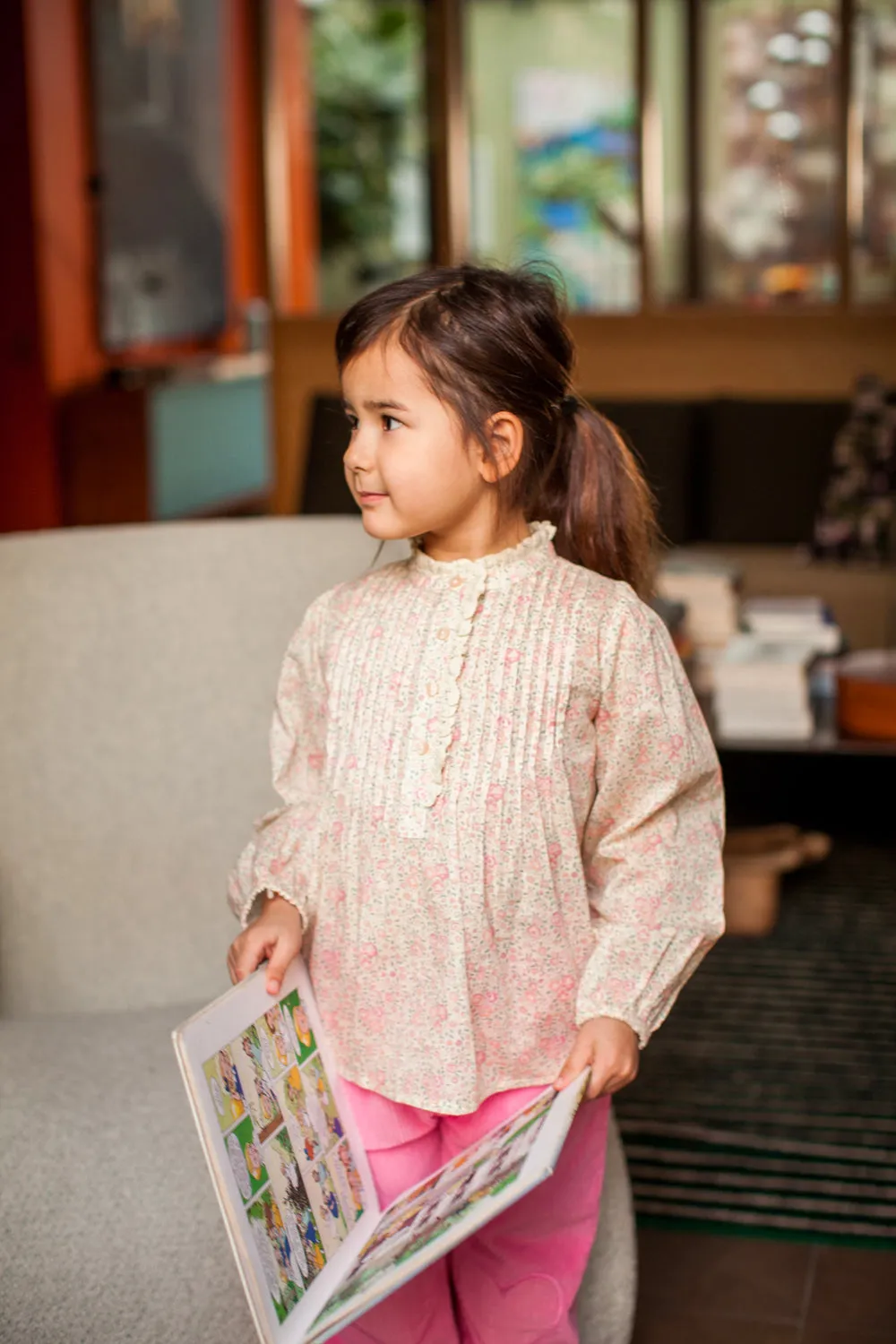 Mariannette Romantic Flower Blouse