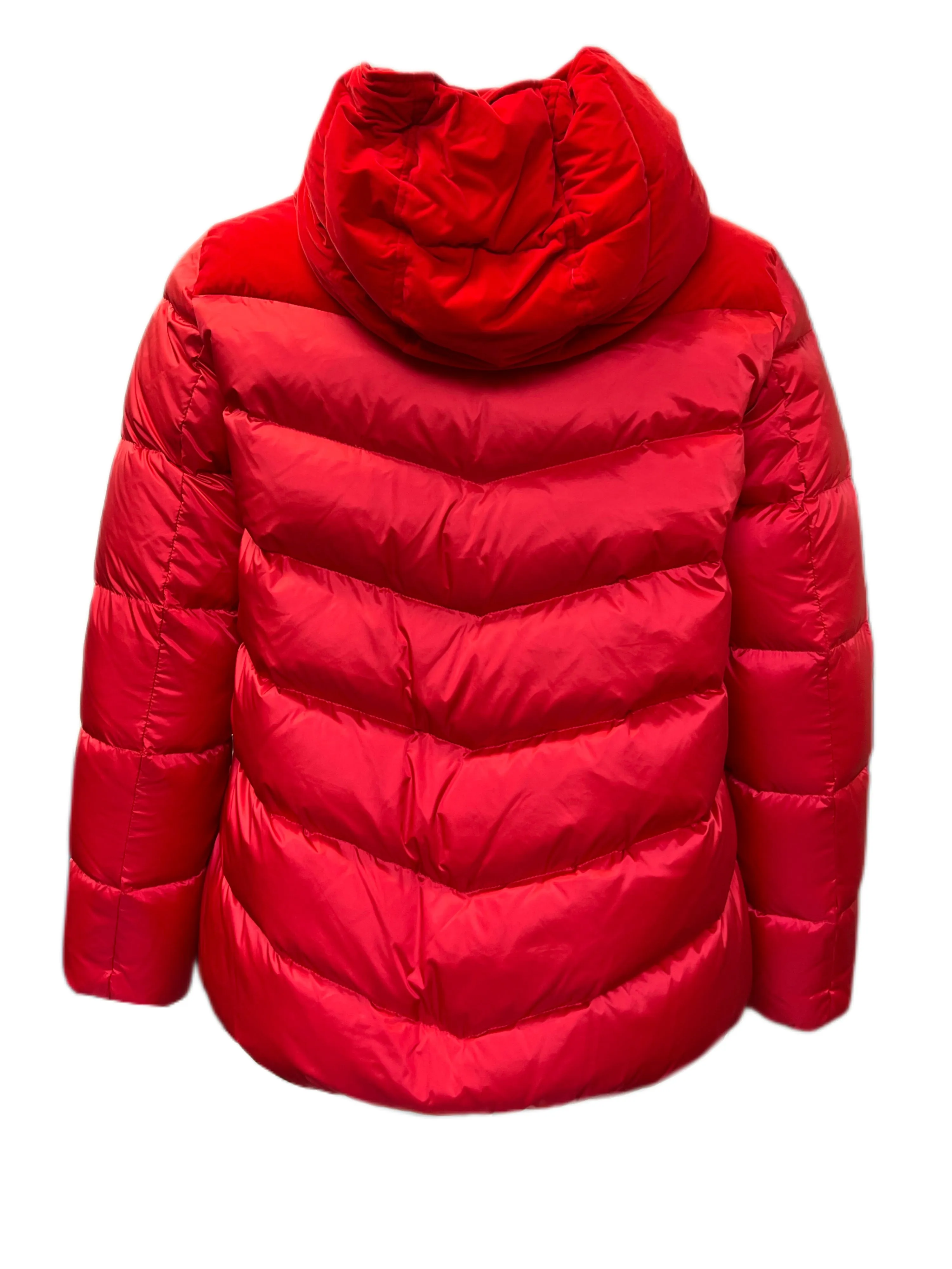 Marina Rinaldi Women's Red Paniere Down Jacket NWT