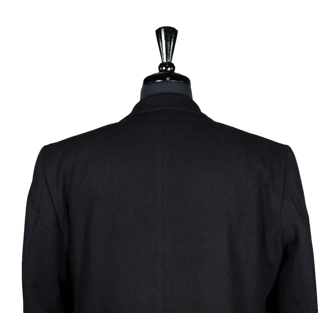 Men's Blazer Black Wool Formal Tuxedo Jacket Sport Coat (42R)