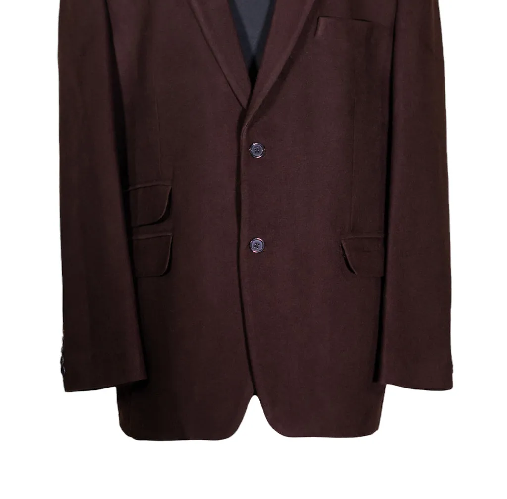 Men's Blazer Brown Wool Jacket Sport Coat (48R)