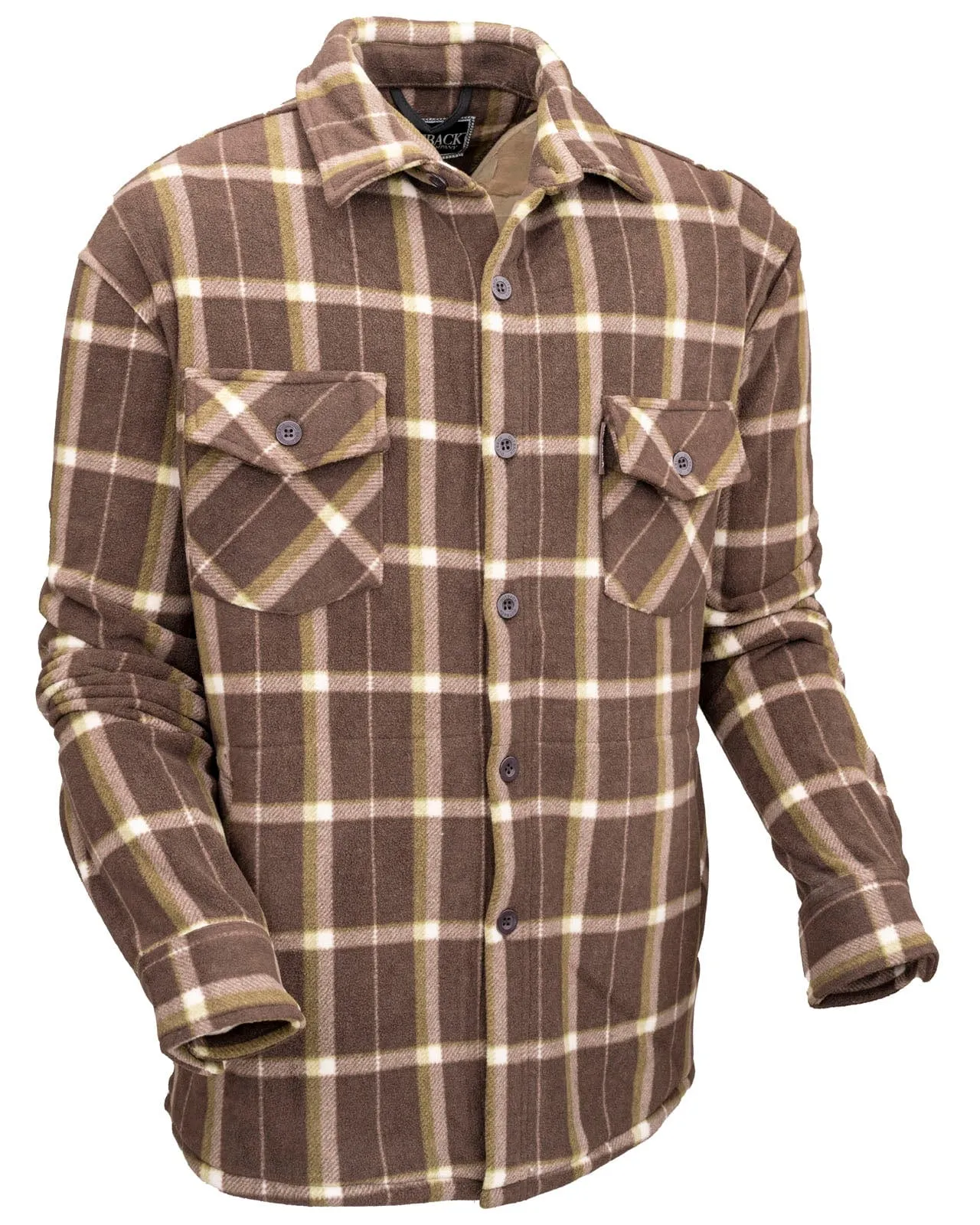 Men’s Chad Button up Fleece Big Shirt
