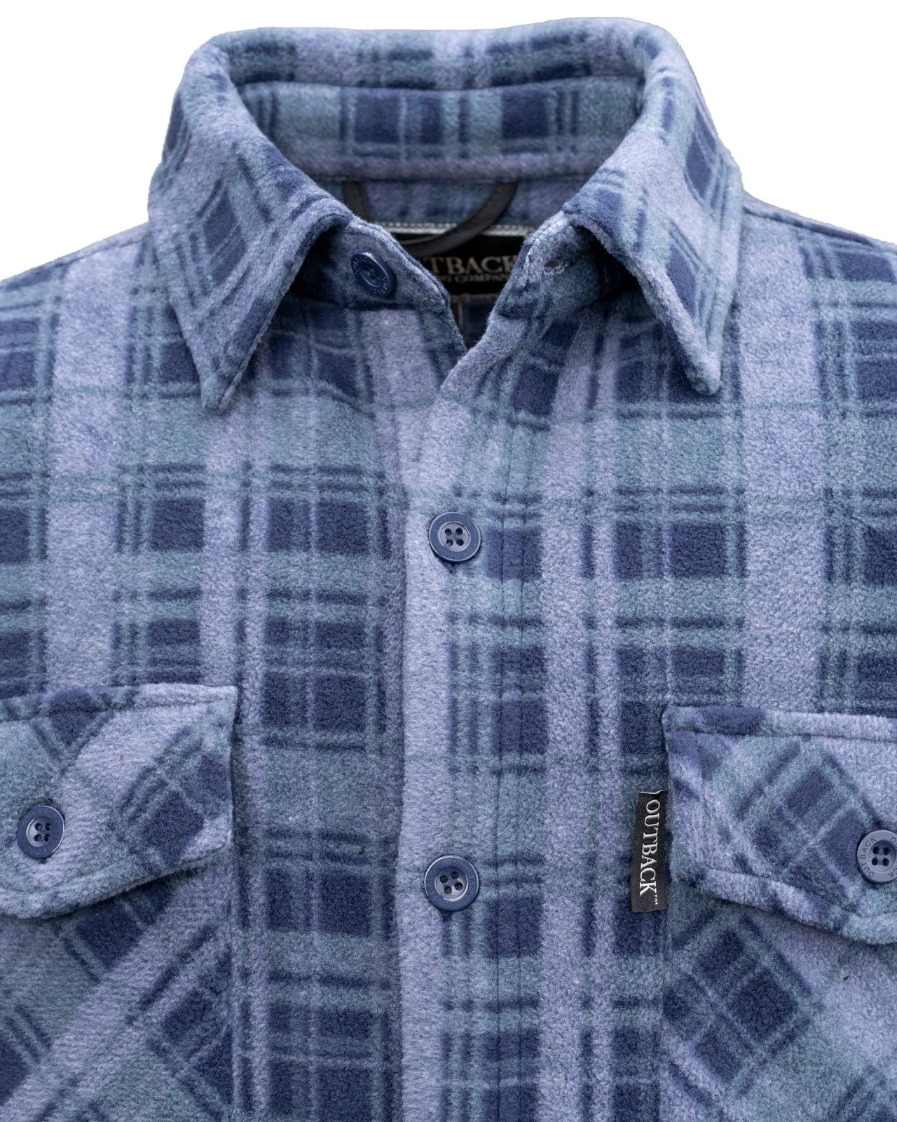 Men’s Chad Button up Fleece Big Shirt