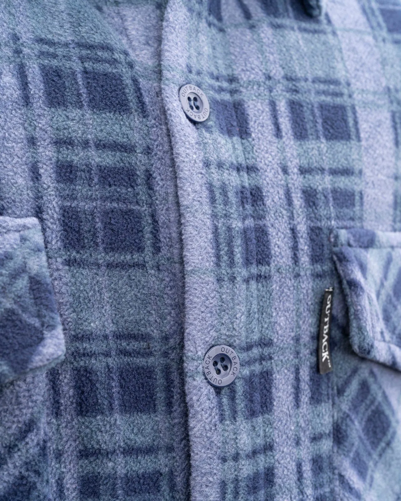 Men’s Chad Button up Fleece Big Shirt