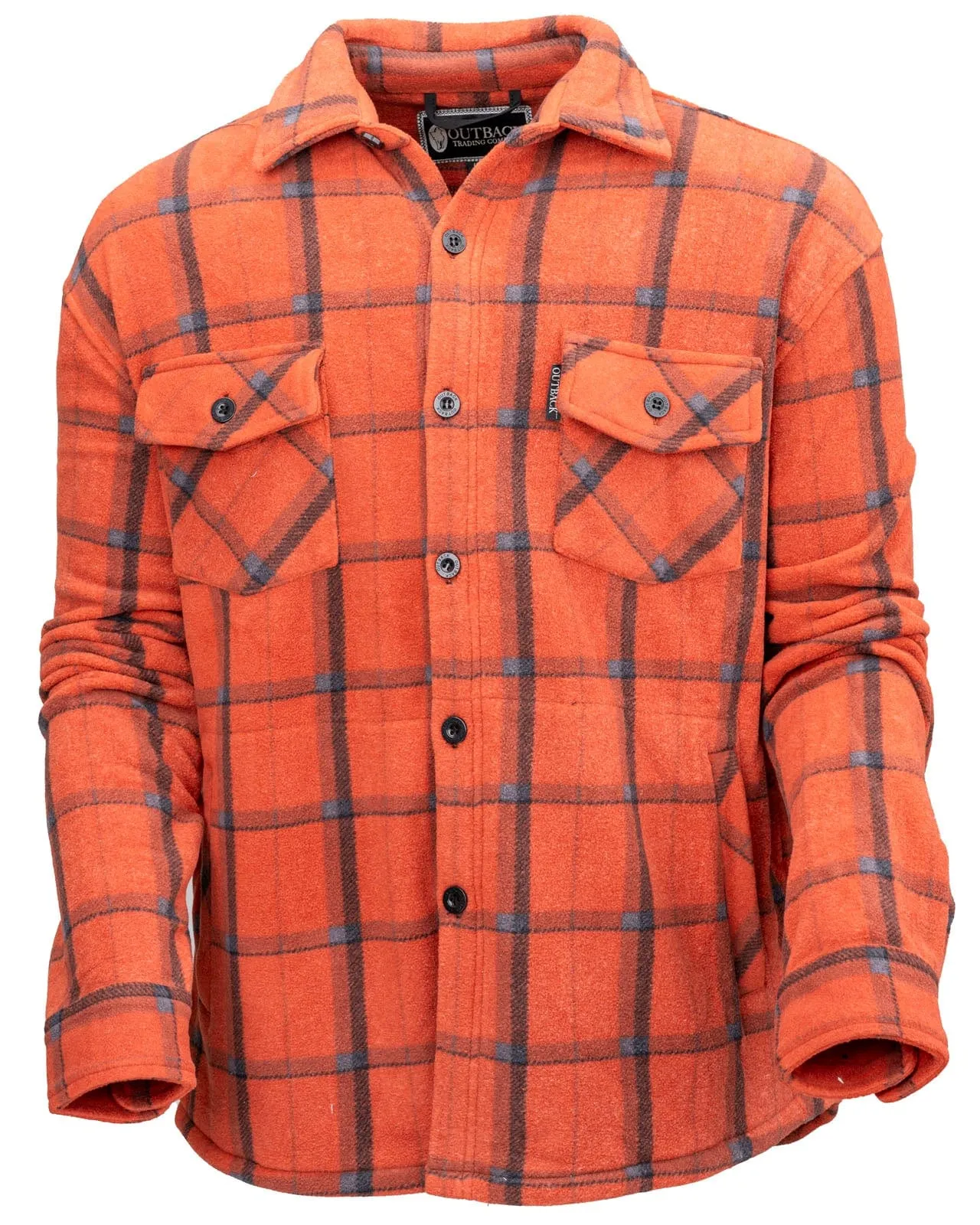 Men’s Chad Button up Fleece Big Shirt