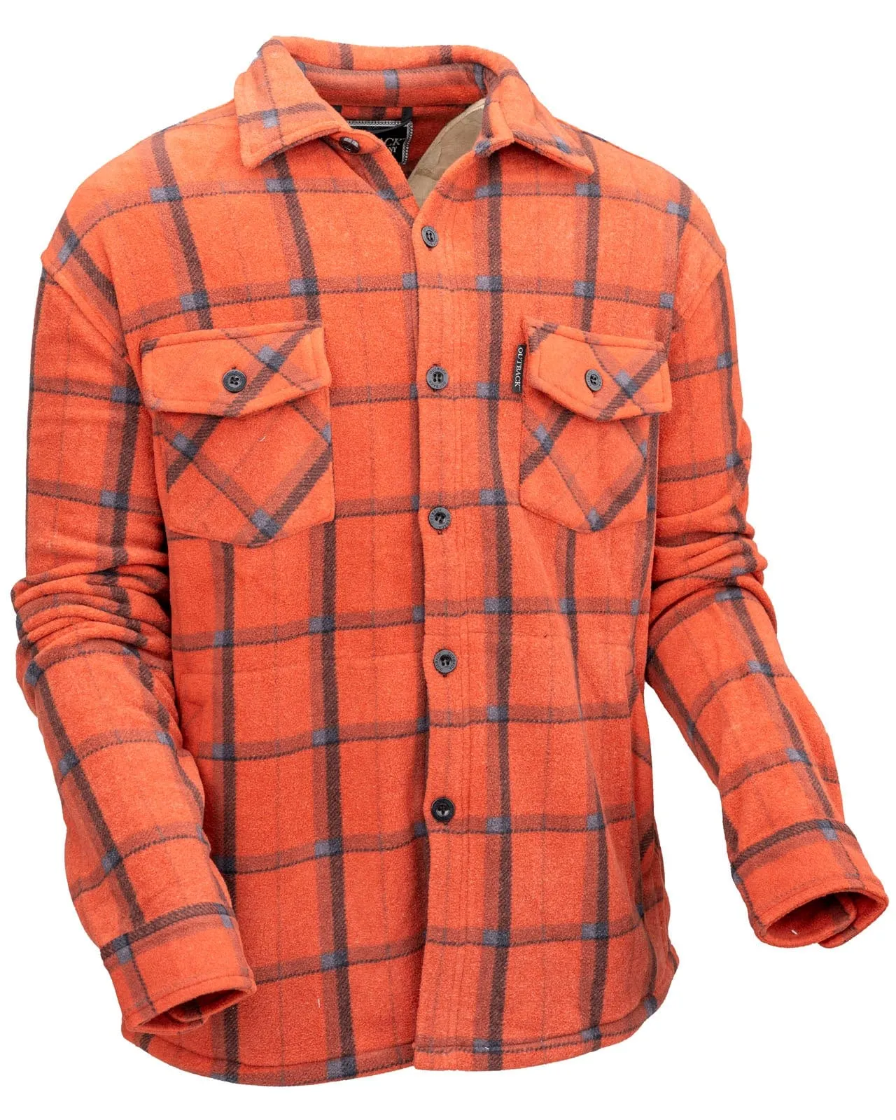 Men’s Chad Button up Fleece Big Shirt
