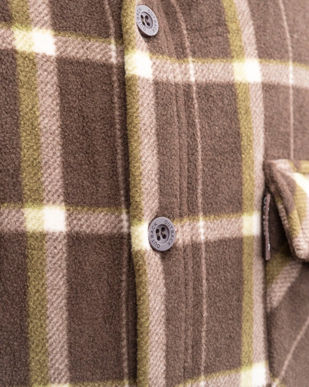Men’s Chad Button up Fleece Big Shirt