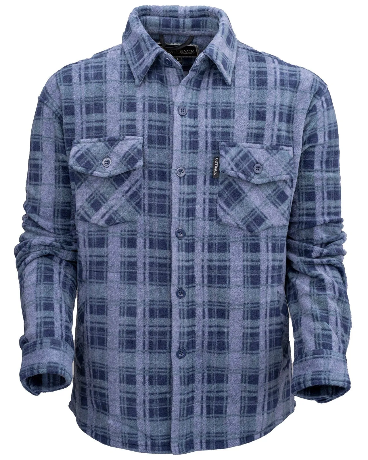 Men’s Chad Button up Fleece Big Shirt