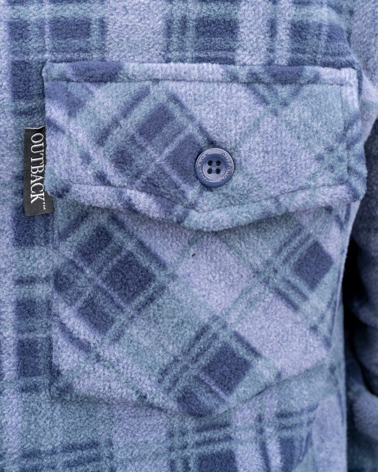 Men’s Chad Button up Fleece Big Shirt