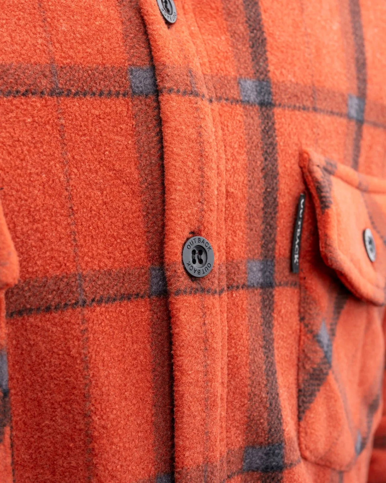 Men’s Chad Button up Fleece Big Shirt