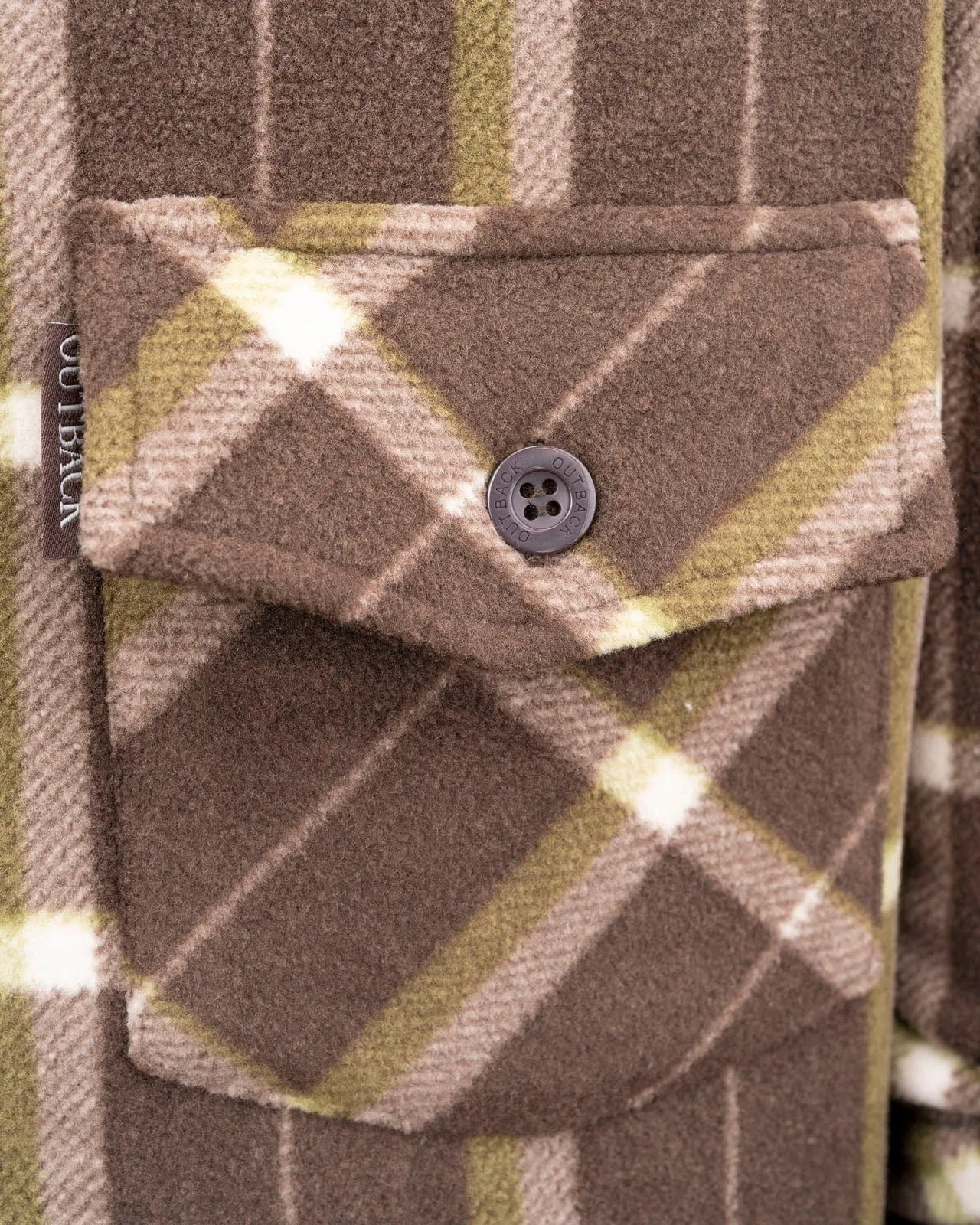 Men’s Chad Button up Fleece Big Shirt