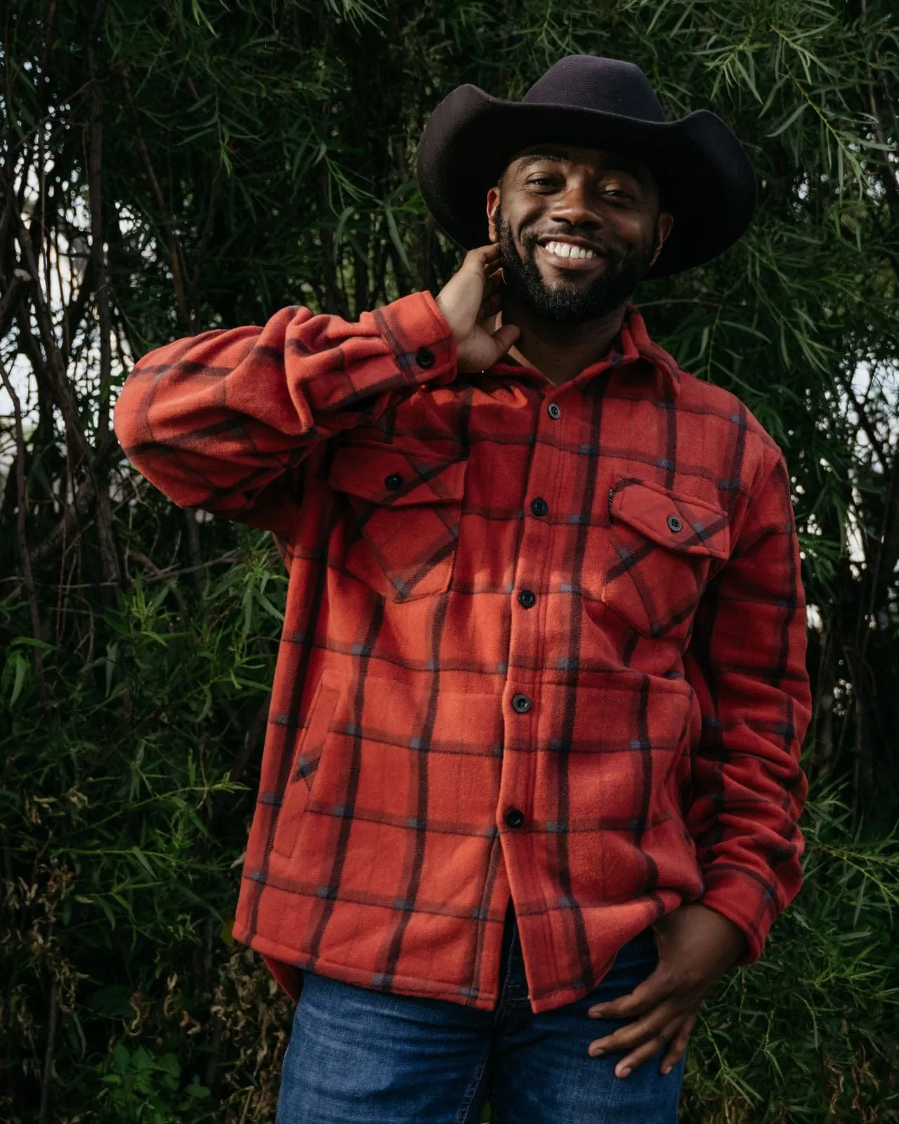 Men’s Chad Button up Fleece Big Shirt