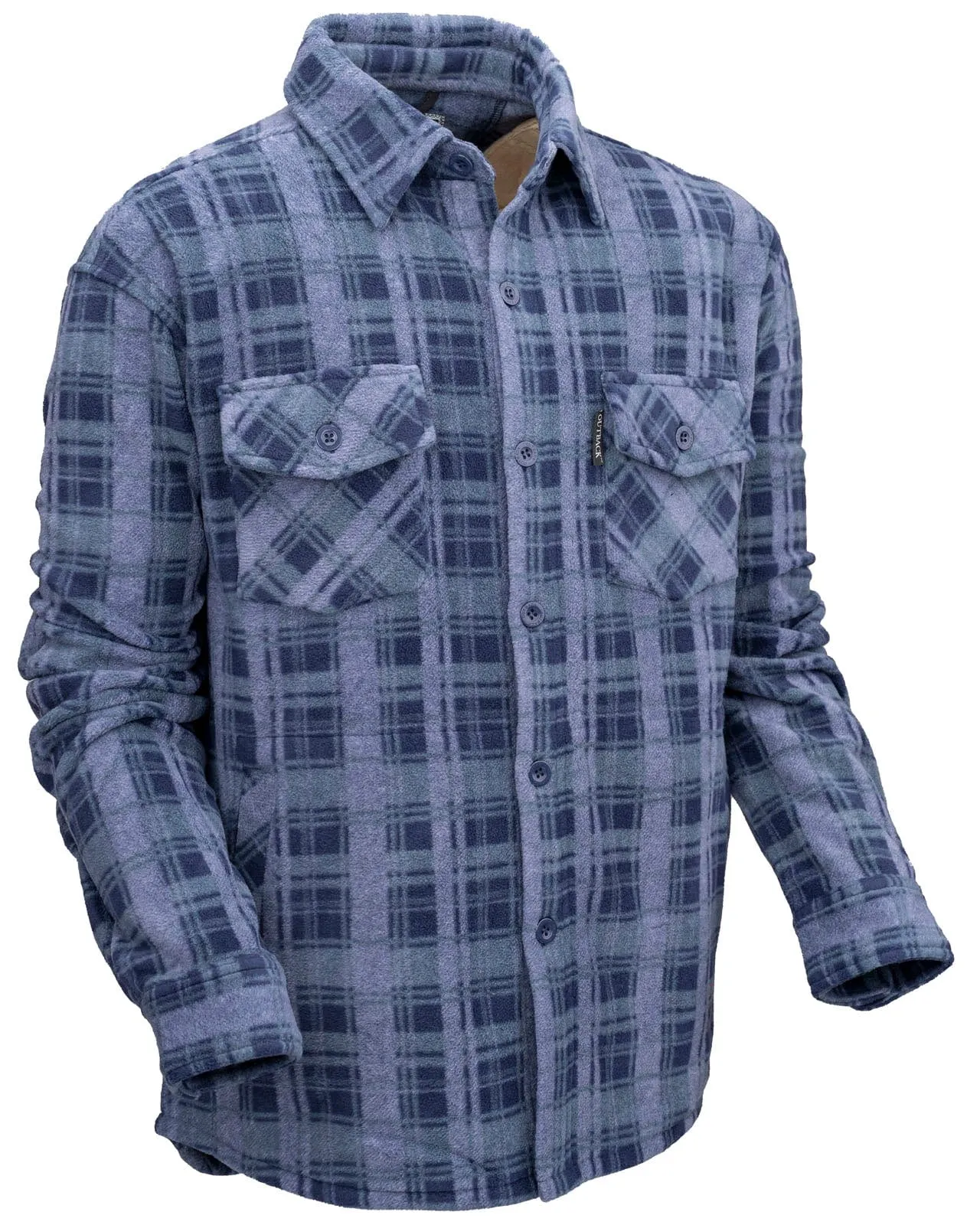 Men’s Chad Button up Fleece Big Shirt