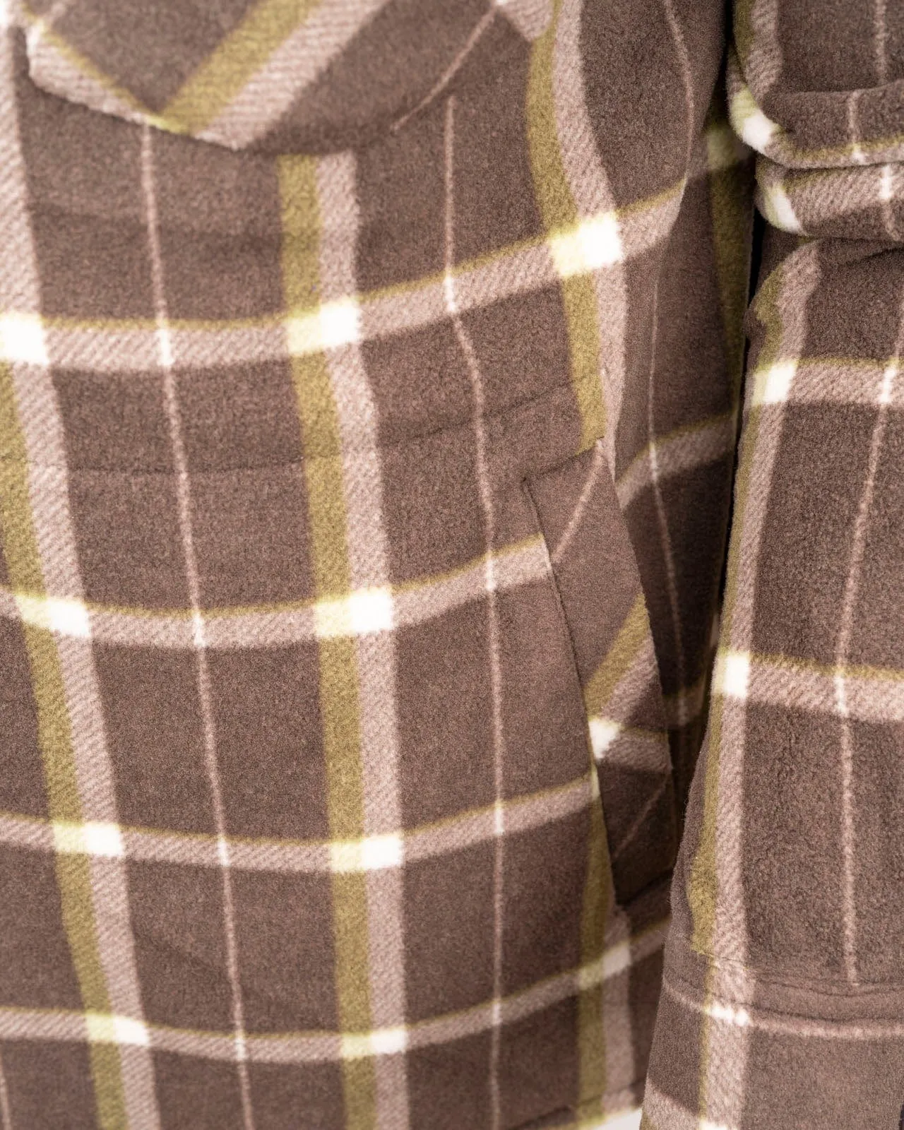 Men’s Chad Button up Fleece Big Shirt
