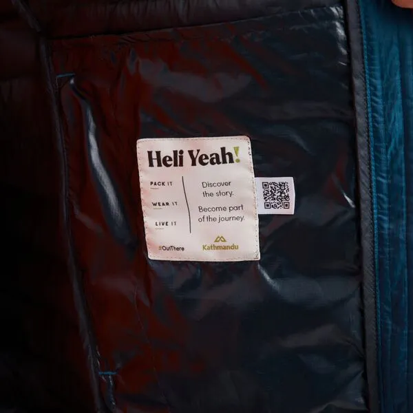 MEN'S HELI R HOODED DOWN JACKET