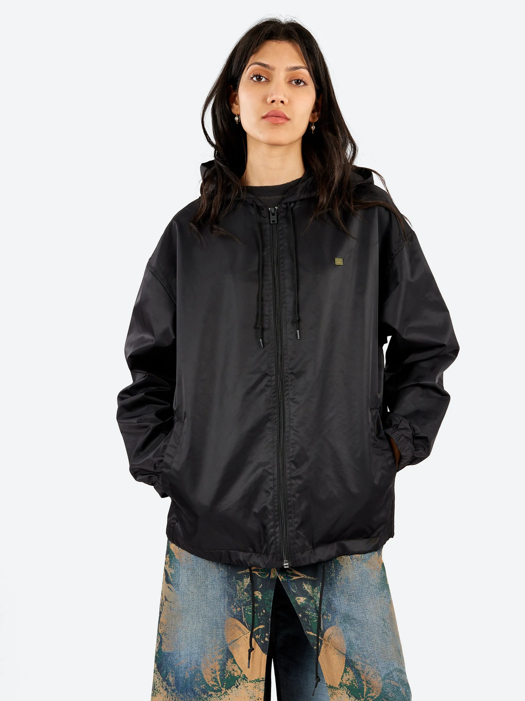 Micro Face Patch Nylon Jacket