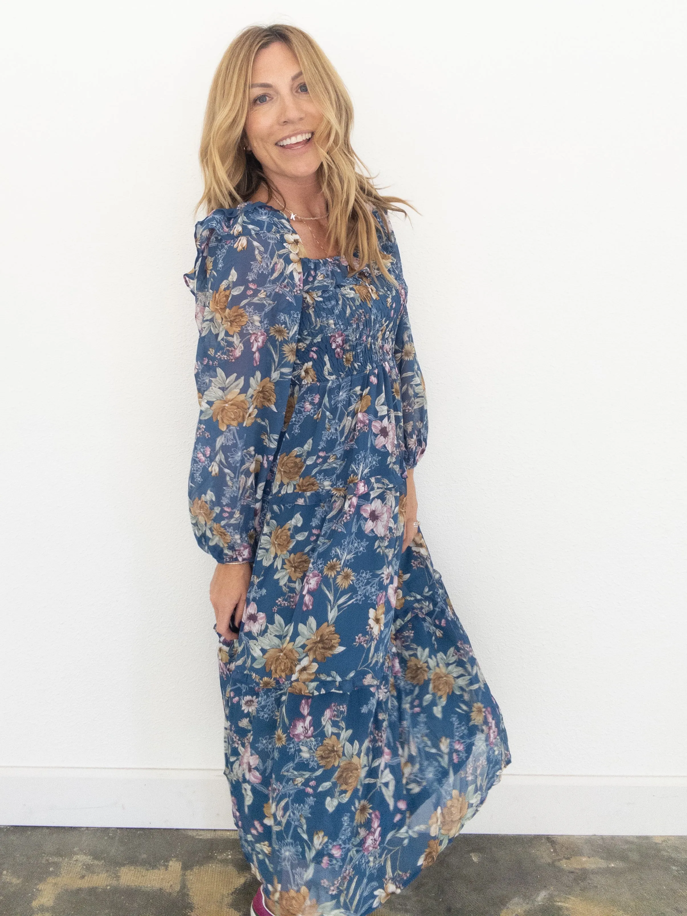 Midnight Moves Midi Dress