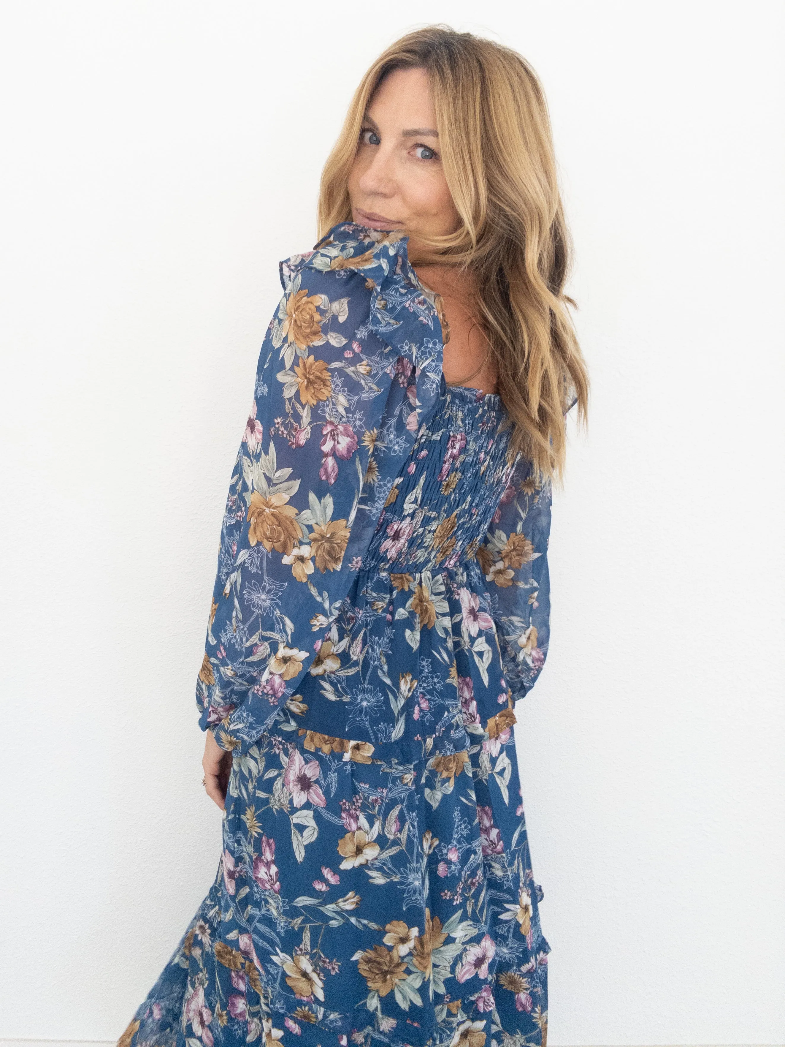 Midnight Moves Midi Dress