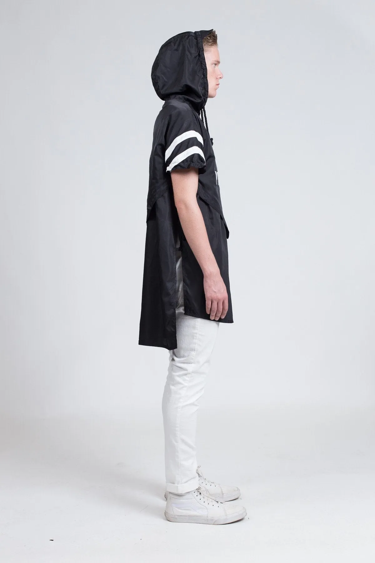 Midnight Rain Poncho in Black