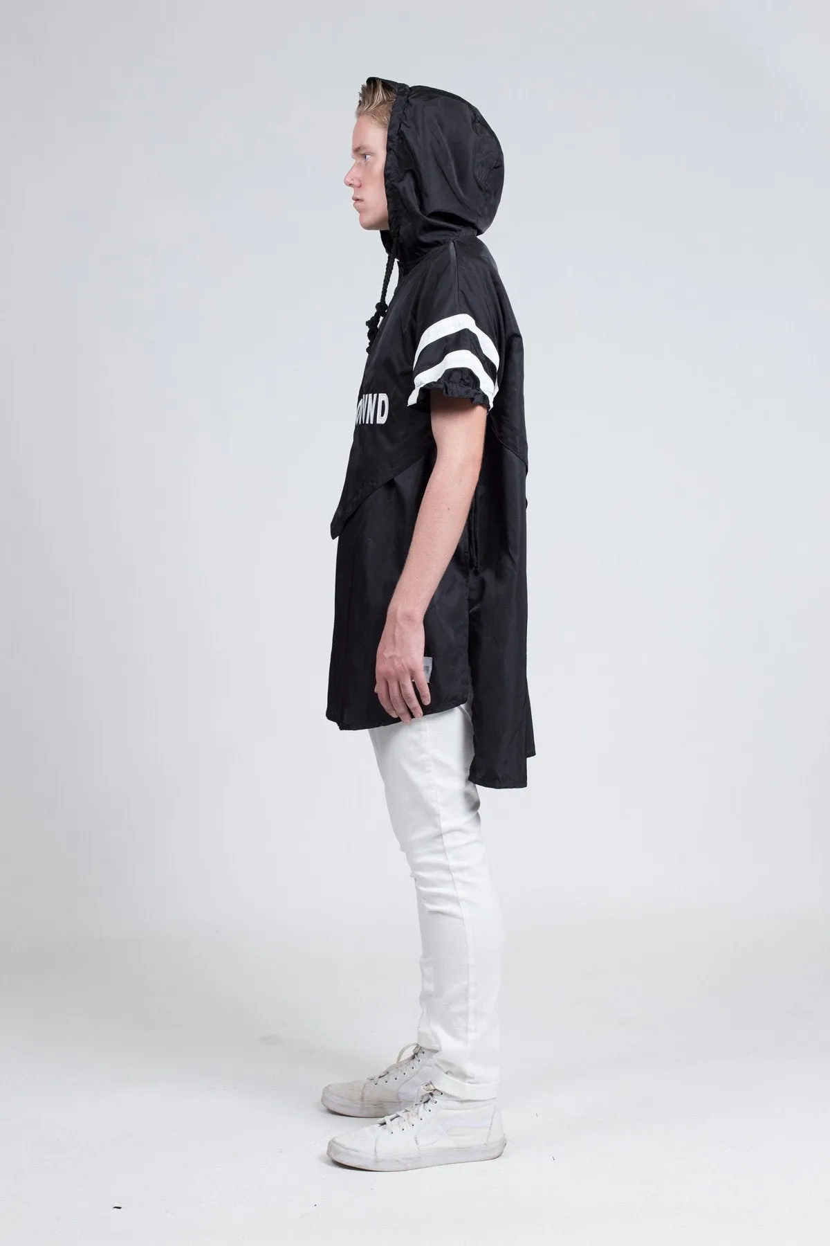 Midnight Rain Poncho in Black