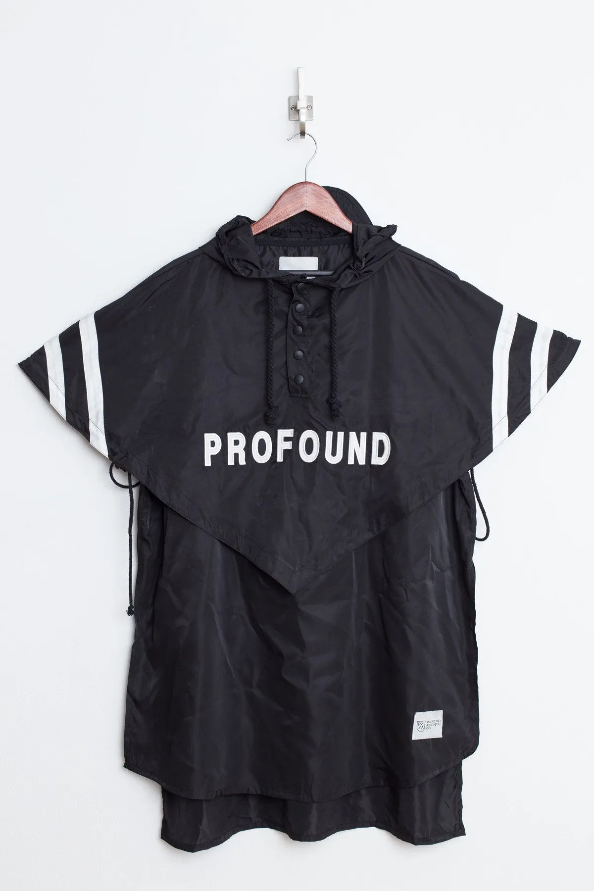 Midnight Rain Poncho in Black