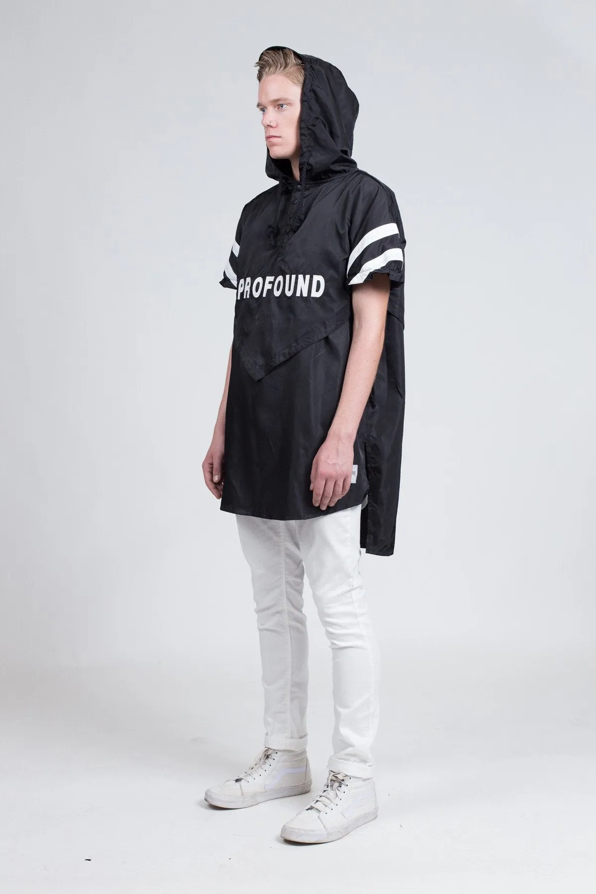 Midnight Rain Poncho in Black