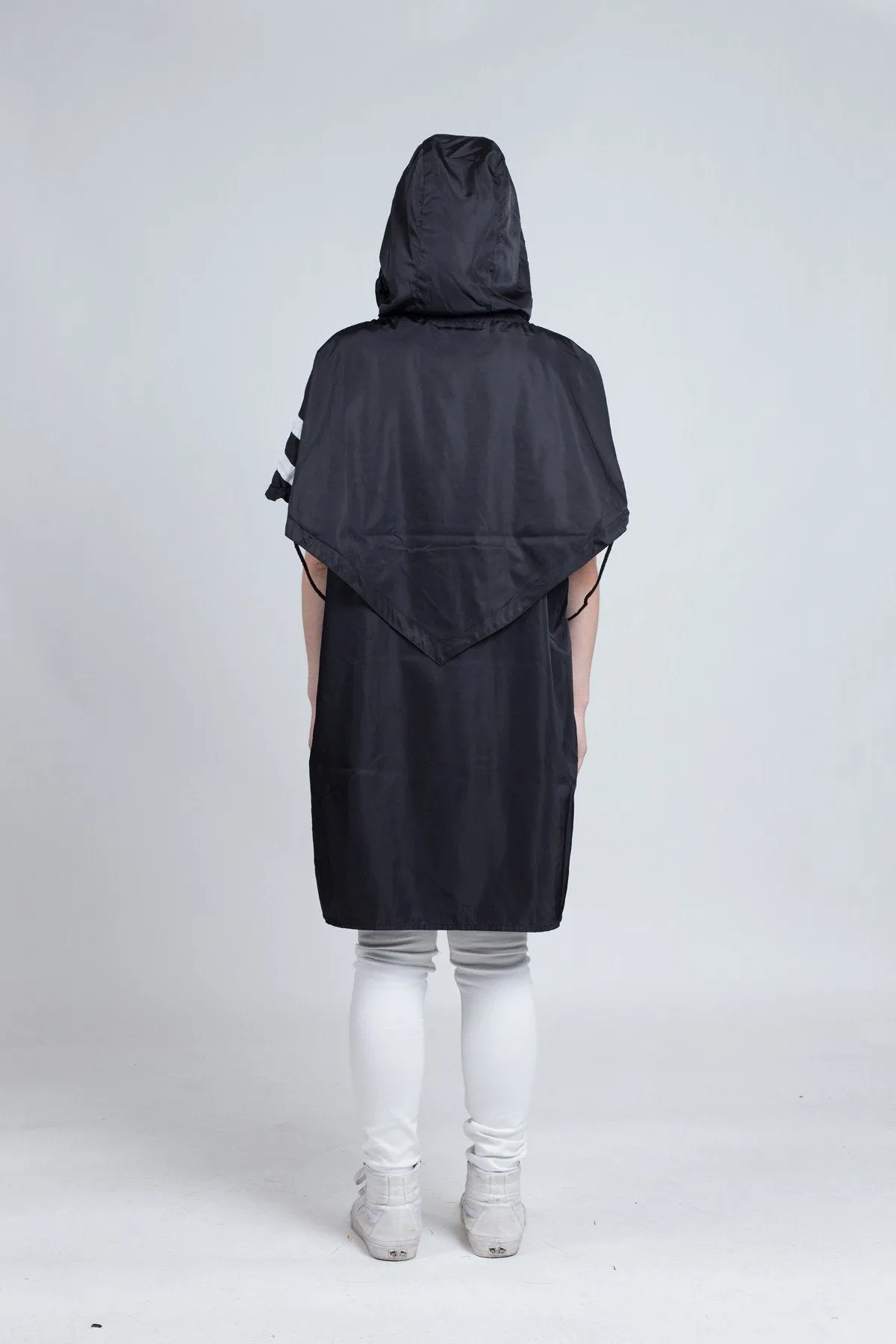 Midnight Rain Poncho in Black